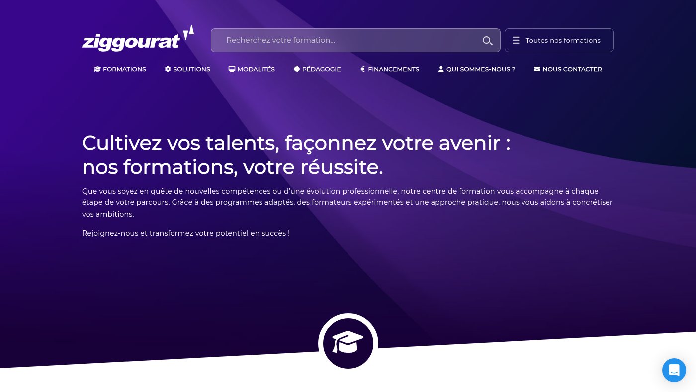 The home page of ziggourat.com