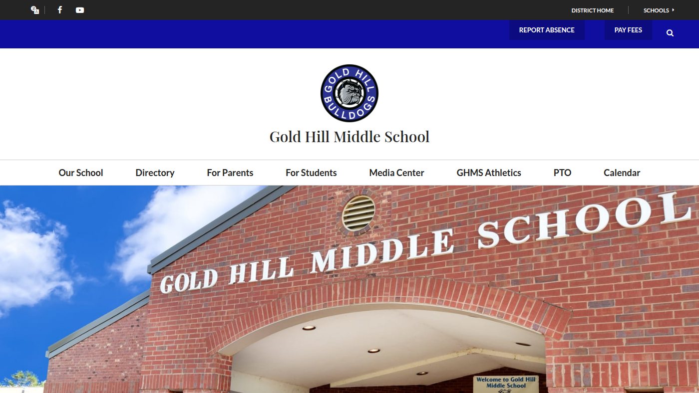 The home page of ghms.fortmillschools.org