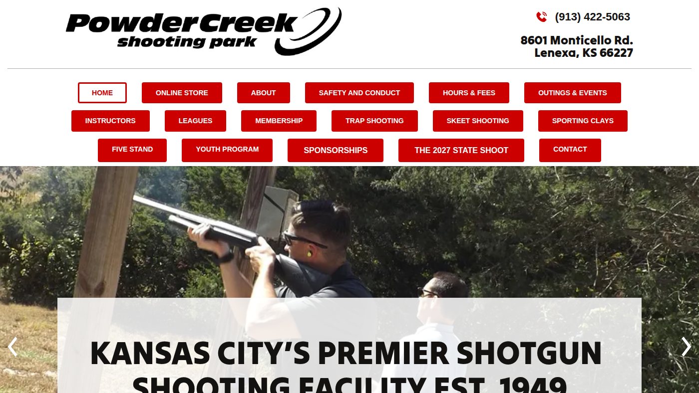 The home page of powdercreek.com