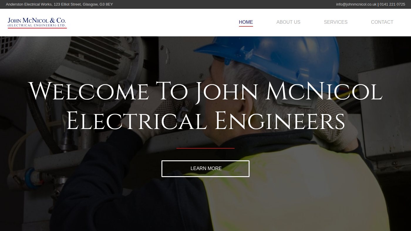 The home page of johnmcnicol.co.uk