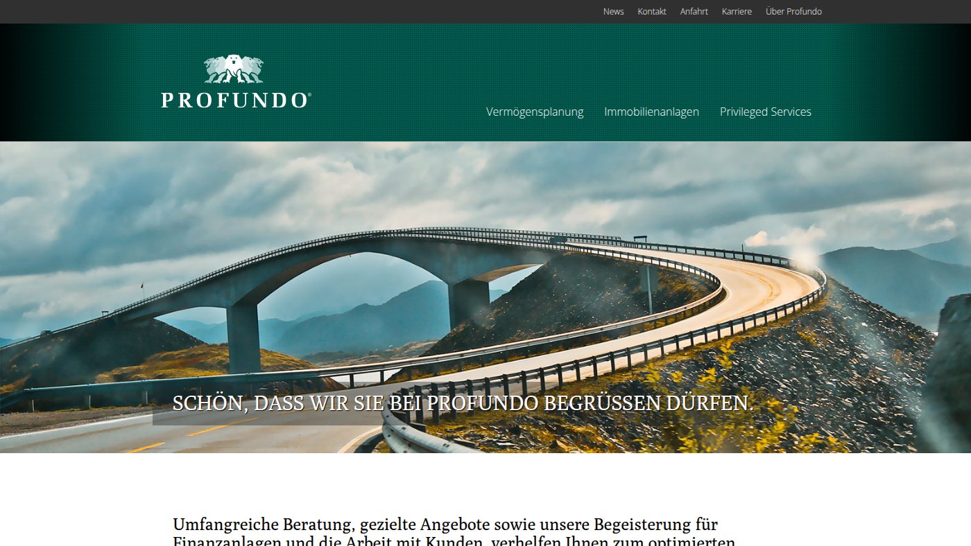 The home page of profundo.de