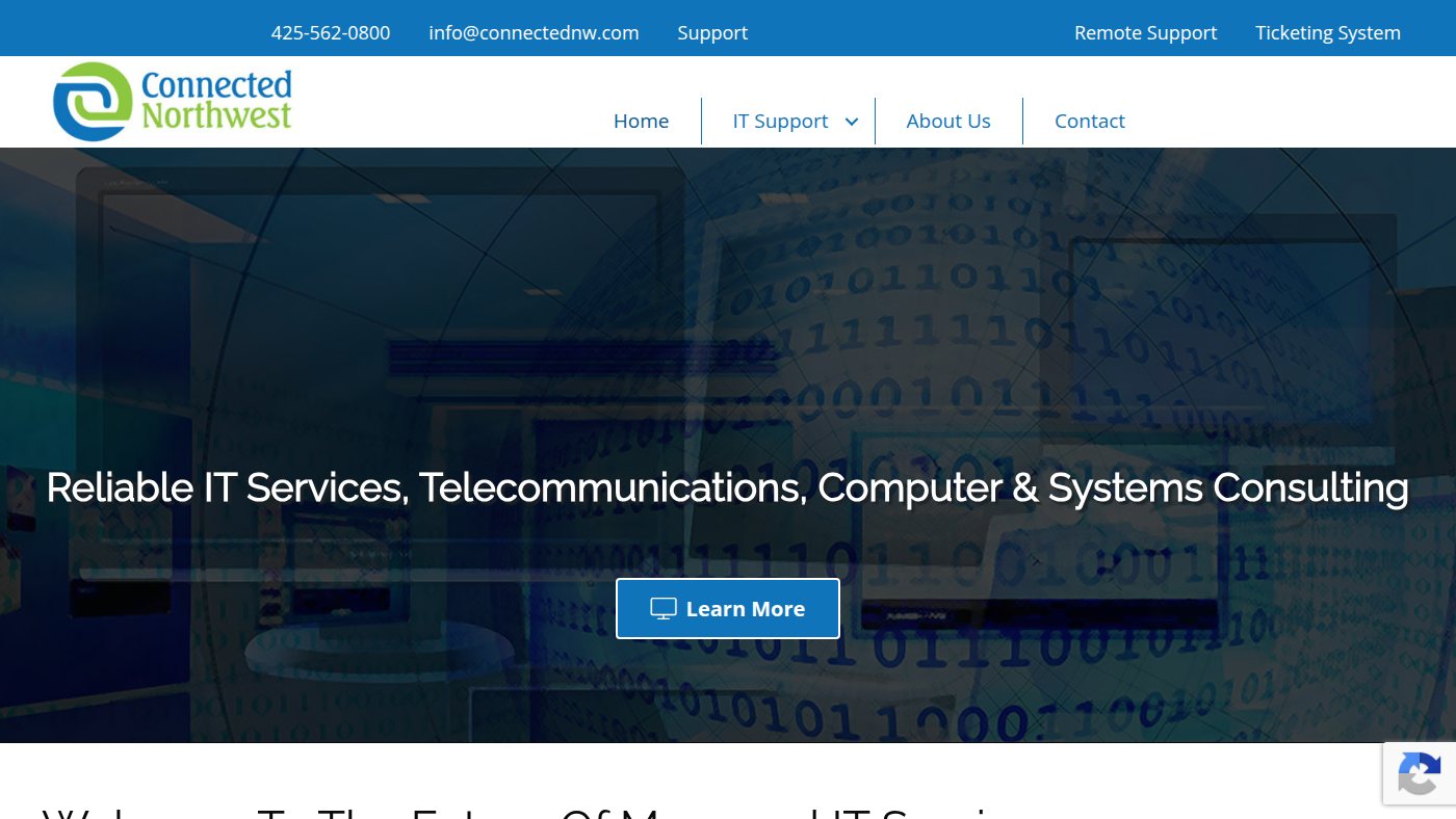 The home page of connectednw.com