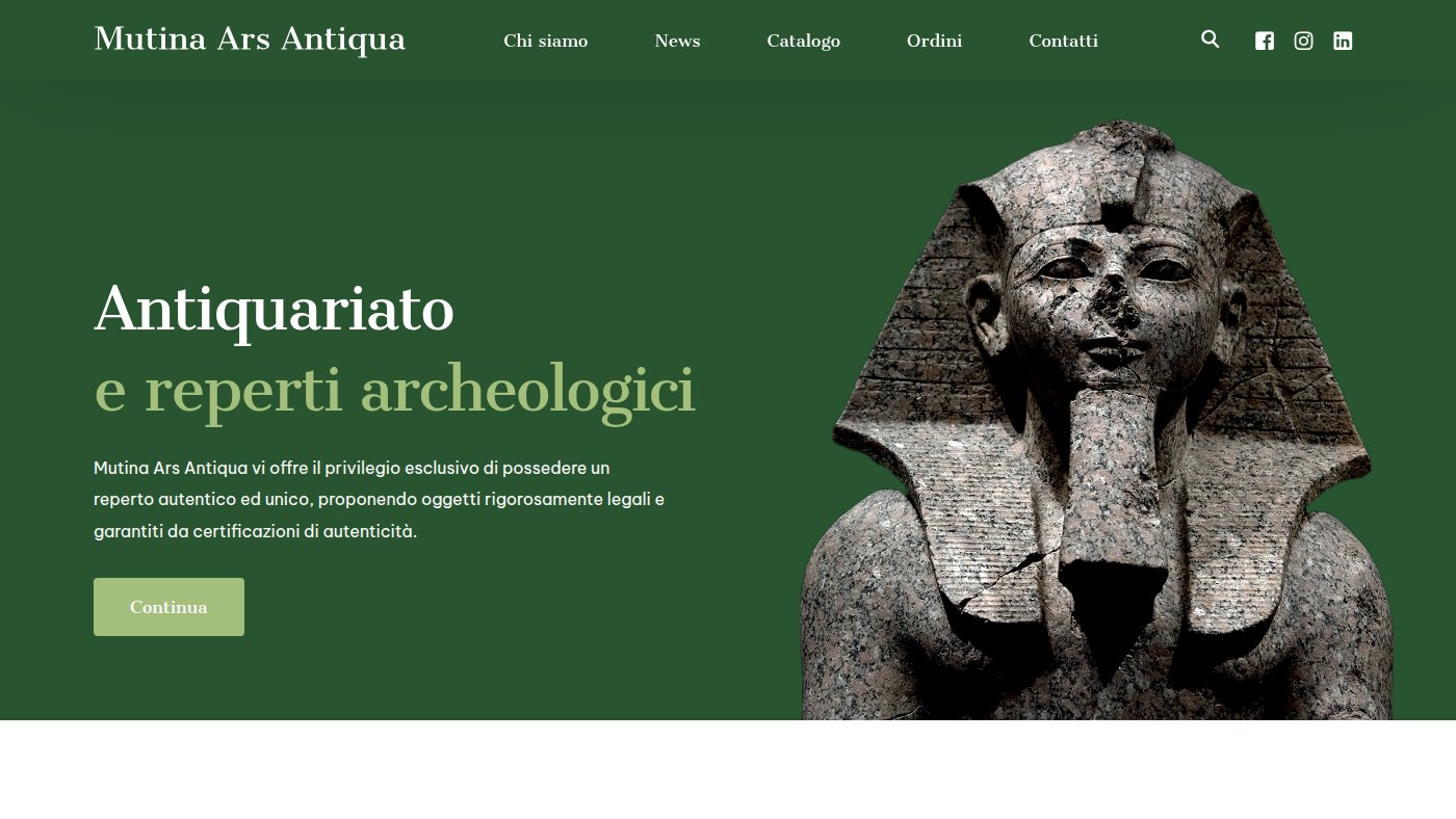 The home page of arsantiqua-online.com