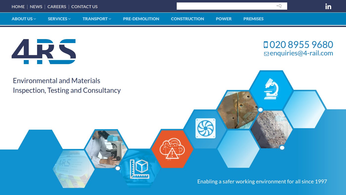The home page of 4-rail.com