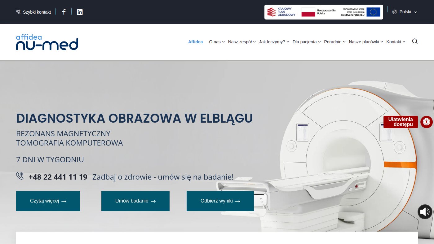 The home page of nu-med.pl
