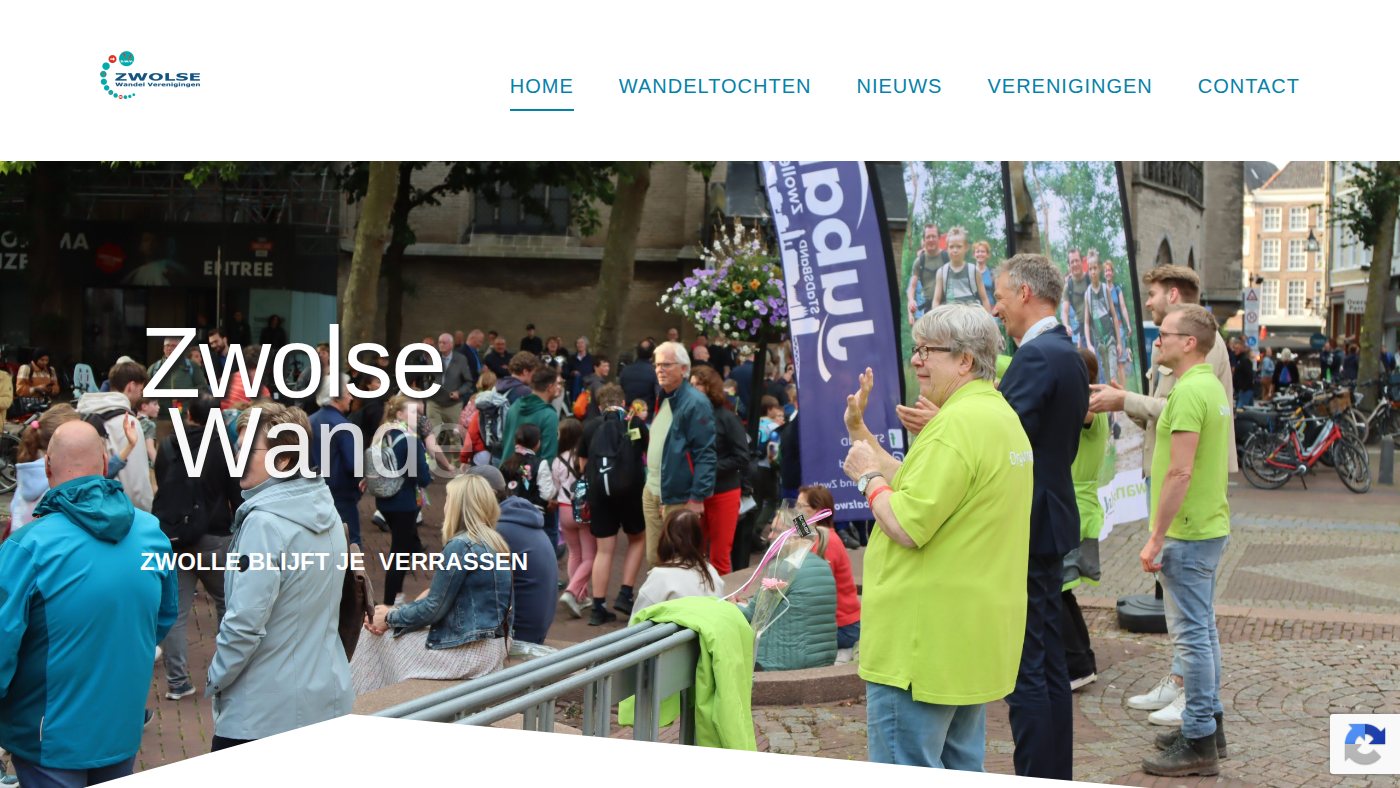 The home page of zwolle-wandel.nl