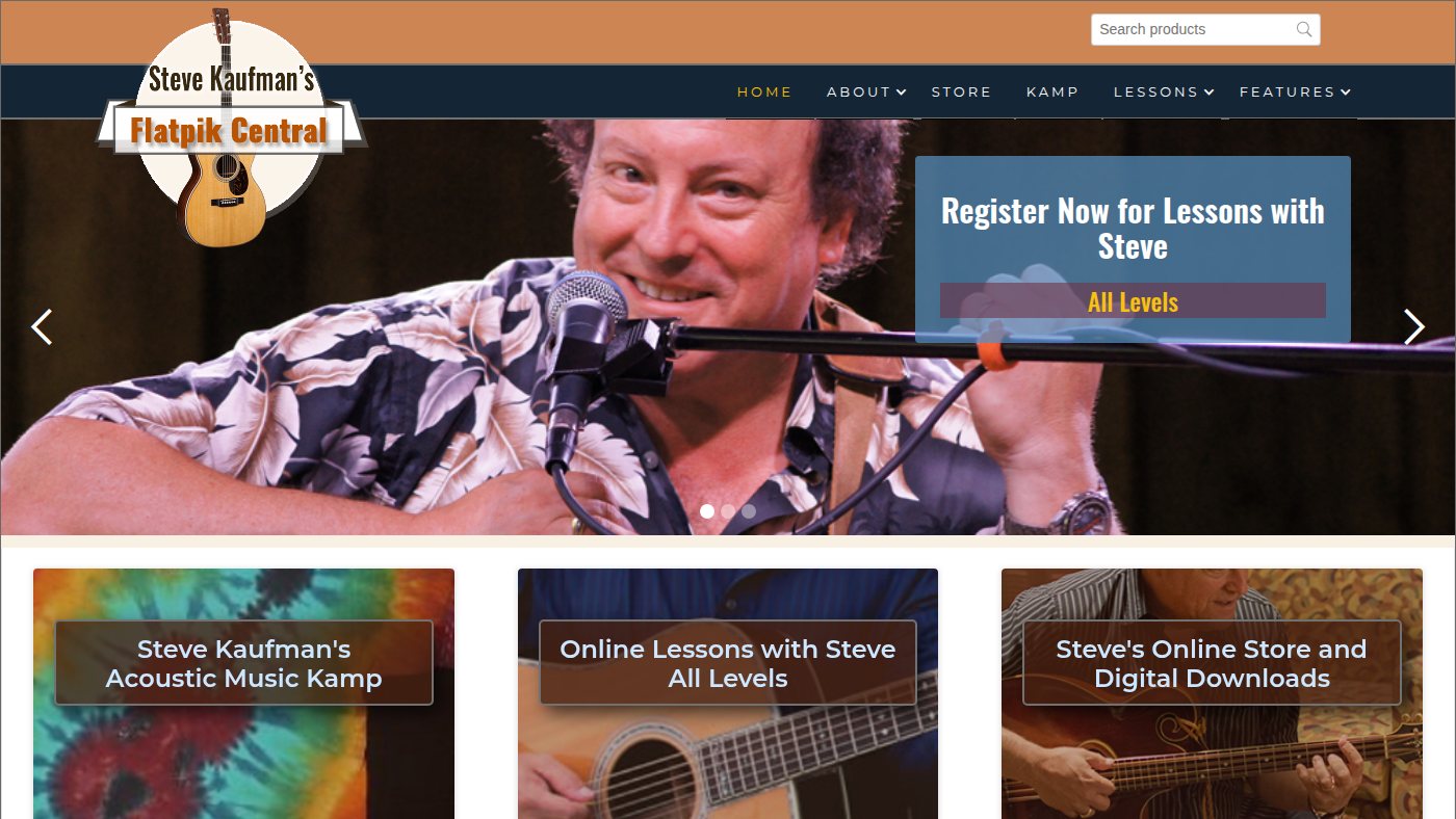 The home page of flatpik.com