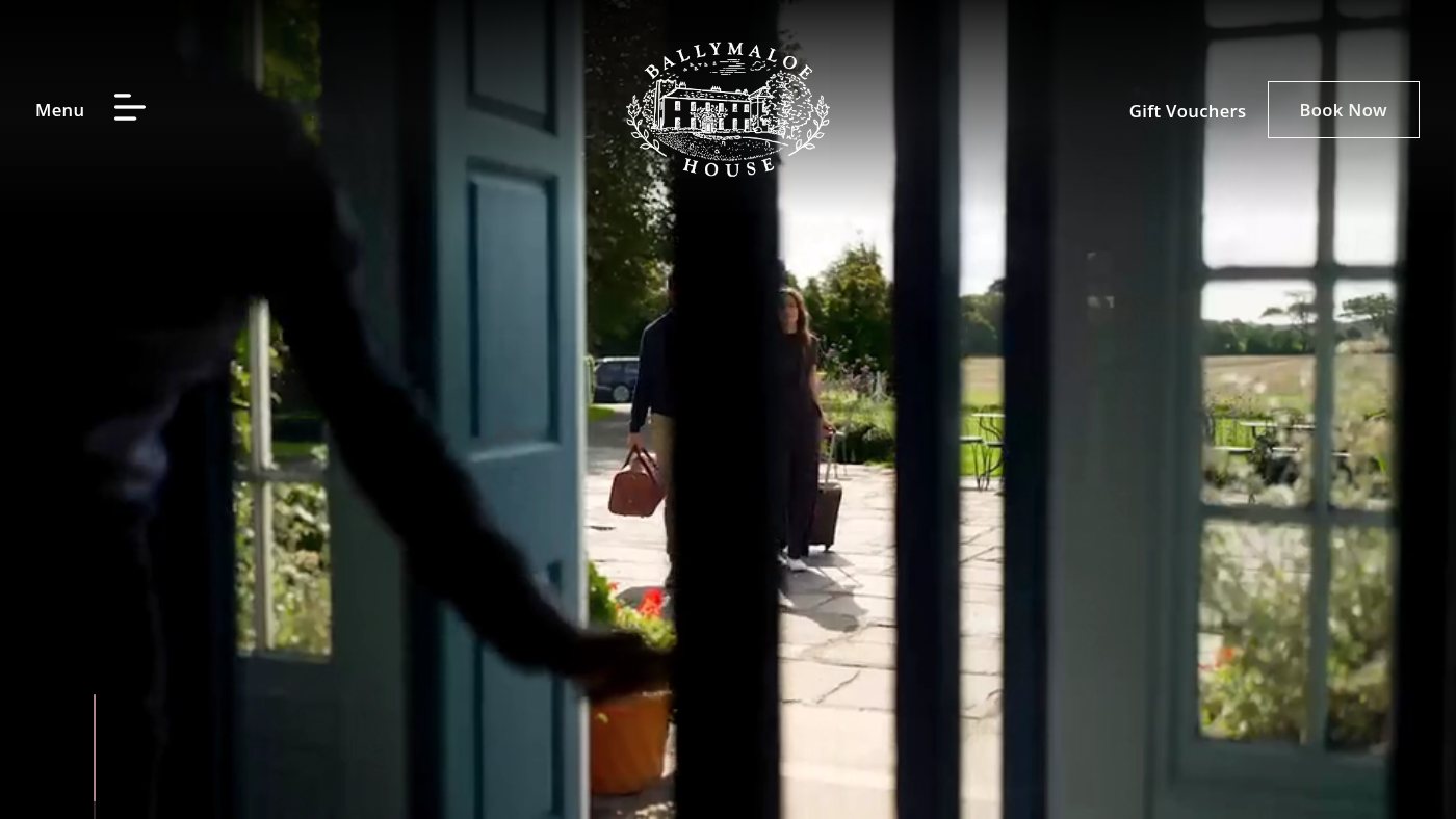 The home page of ballymaloe.ie