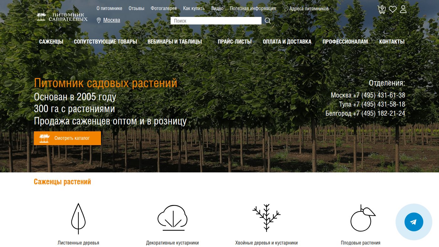 The home page of drevo-spas.ru