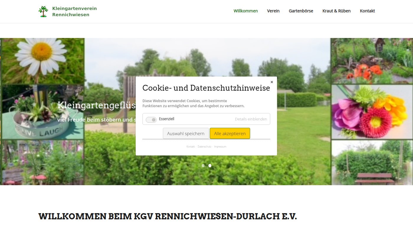 The home page of kgv-rennichwiesen.de