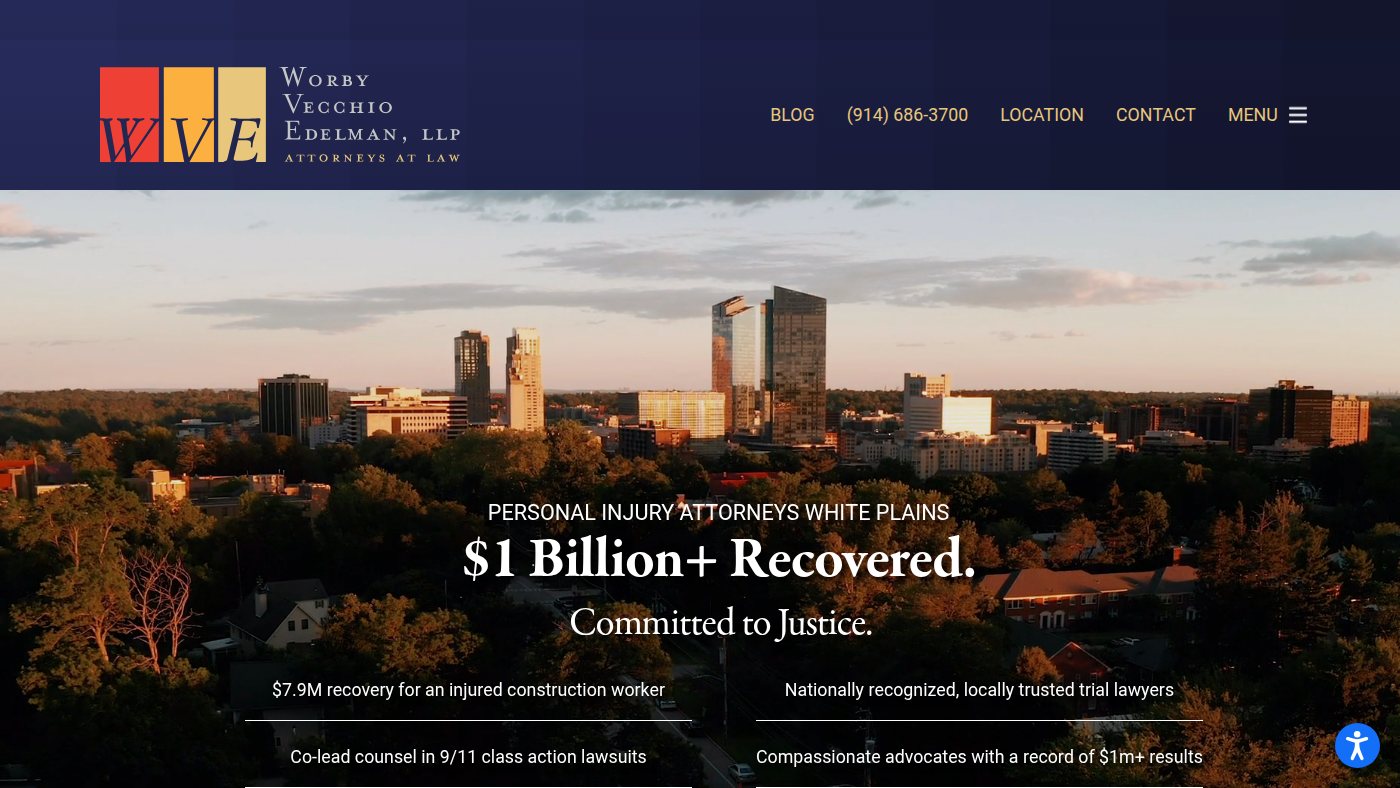 The home page of wvelaw.com