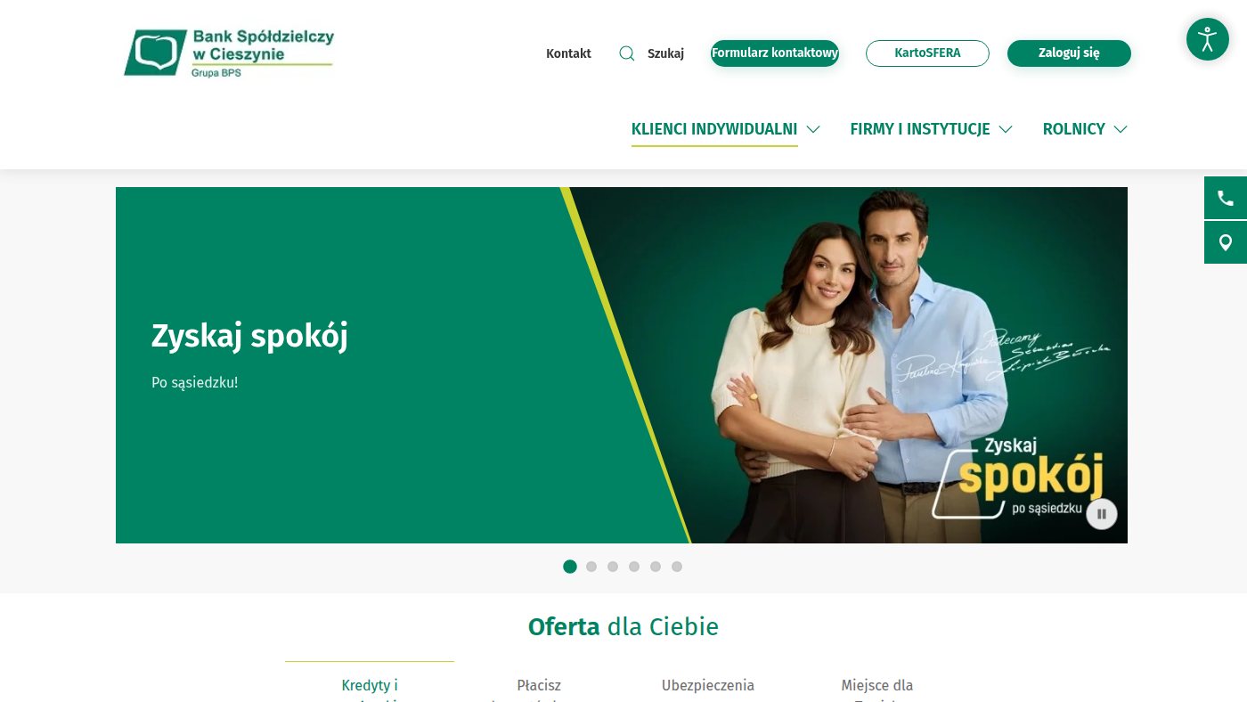 The home page of bs.cieszyn.pl