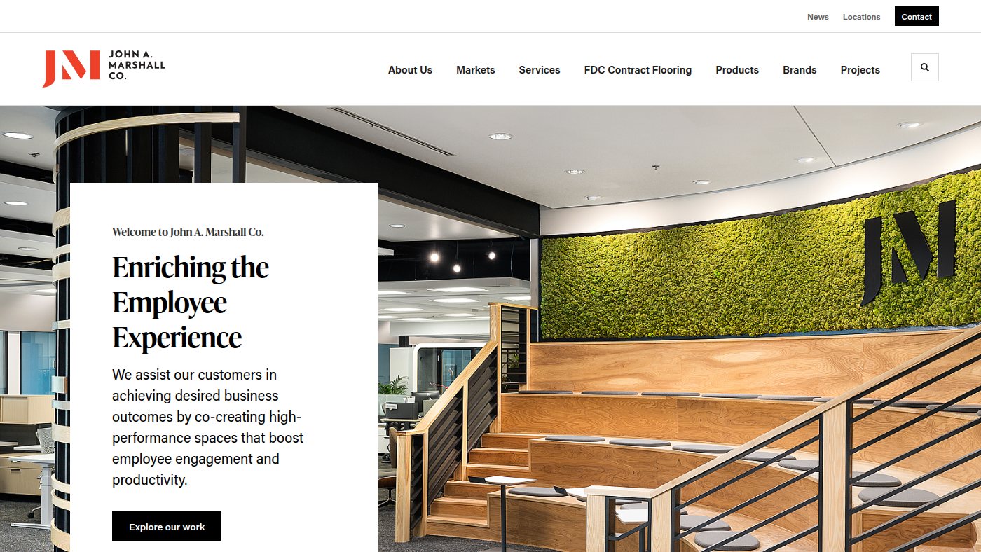 The home page of jamarshall.com