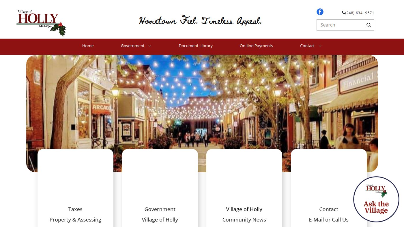 The home page of hollyvillage.org