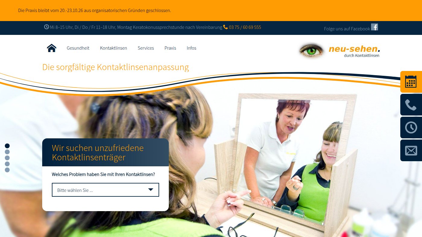 The home page of neu-sehen.de