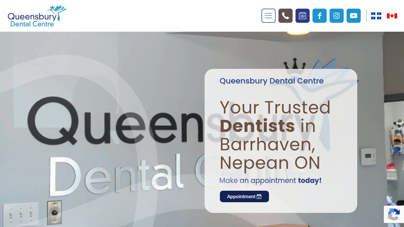 The home page of barrhavendentist.com