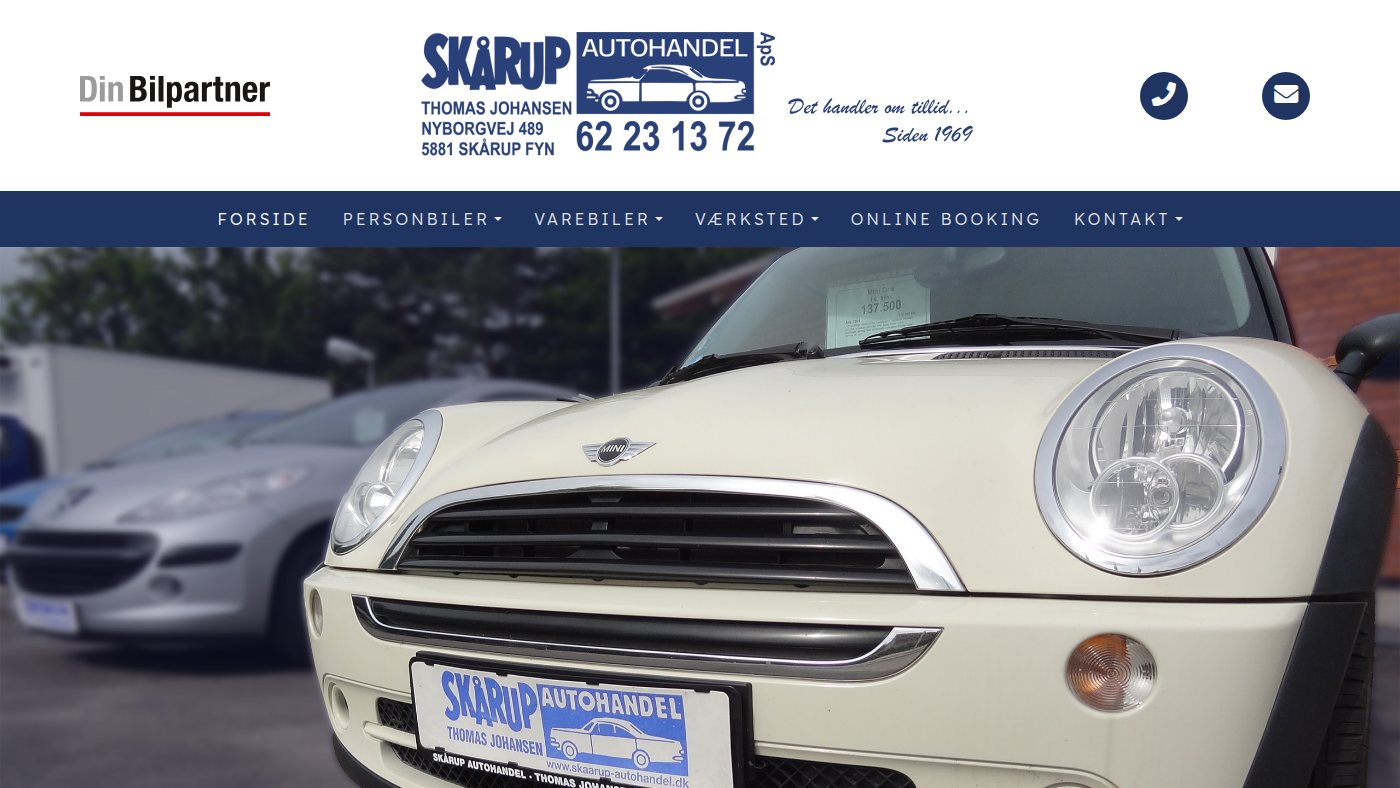 The home page of skaarup-autohandel.dk