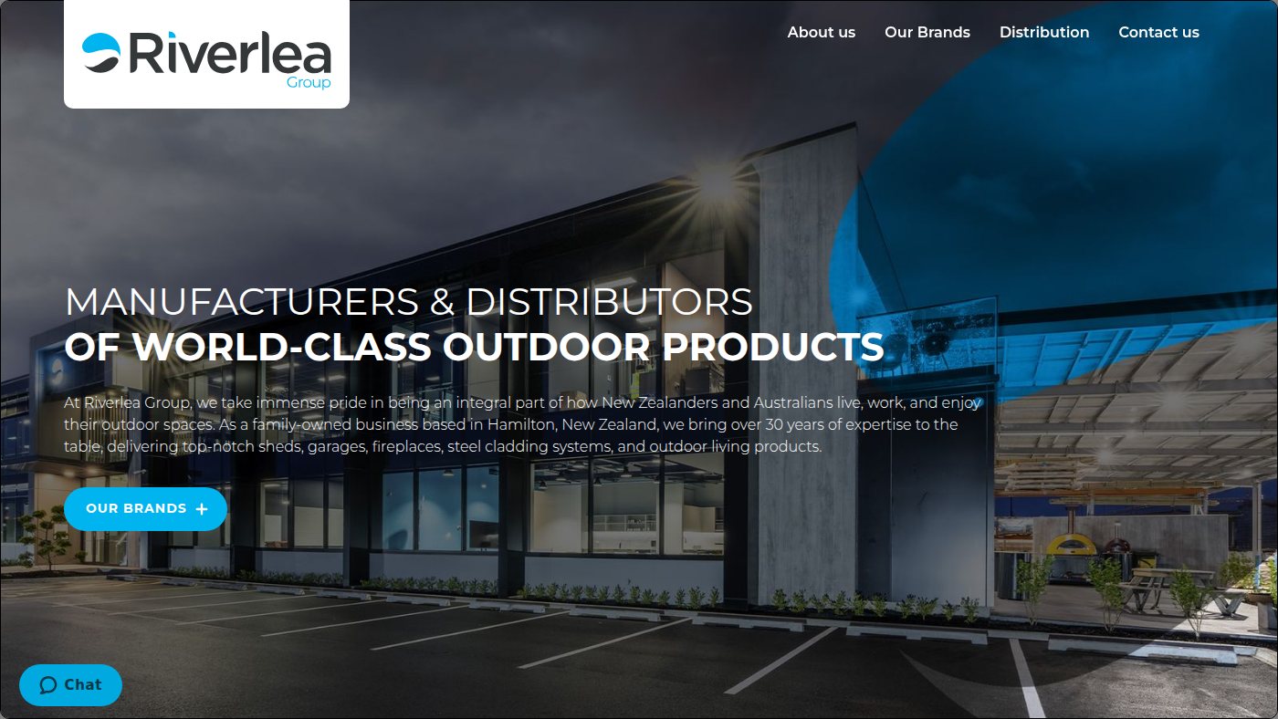 The home page of riverleagroup.co.nz