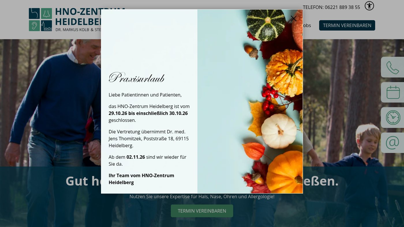 The home page of hnozentrum-heidelberg.de
