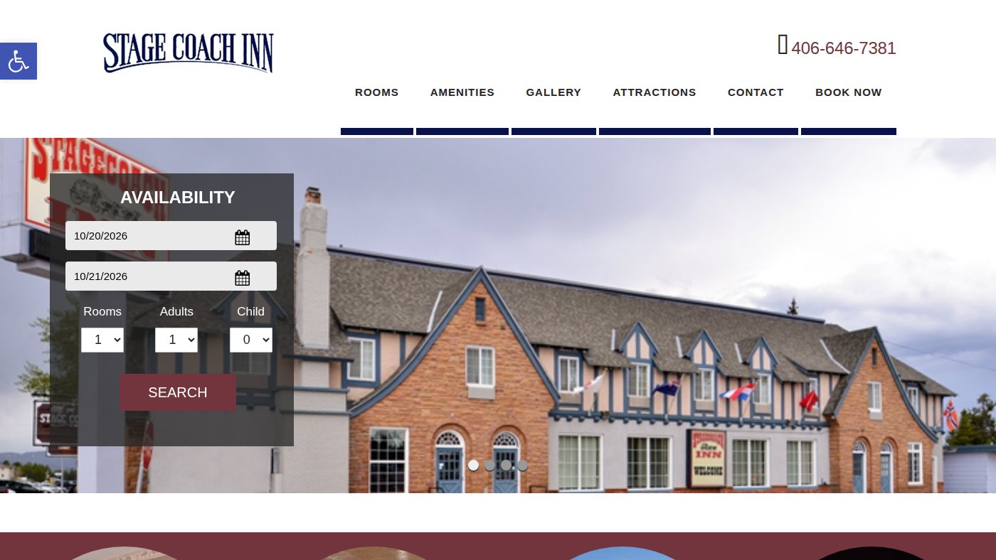 The home page of yellowstoneinn.com
