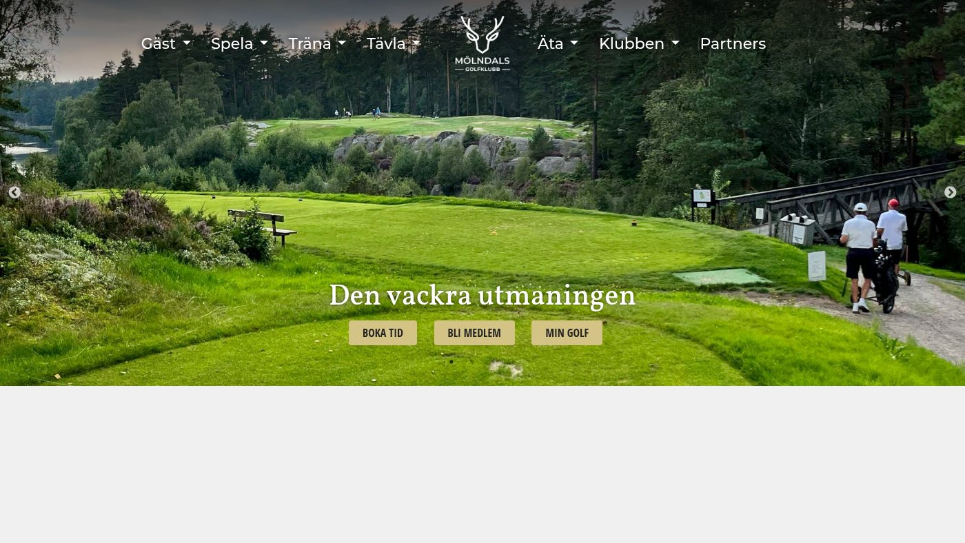 The home page of molndalsgk.se