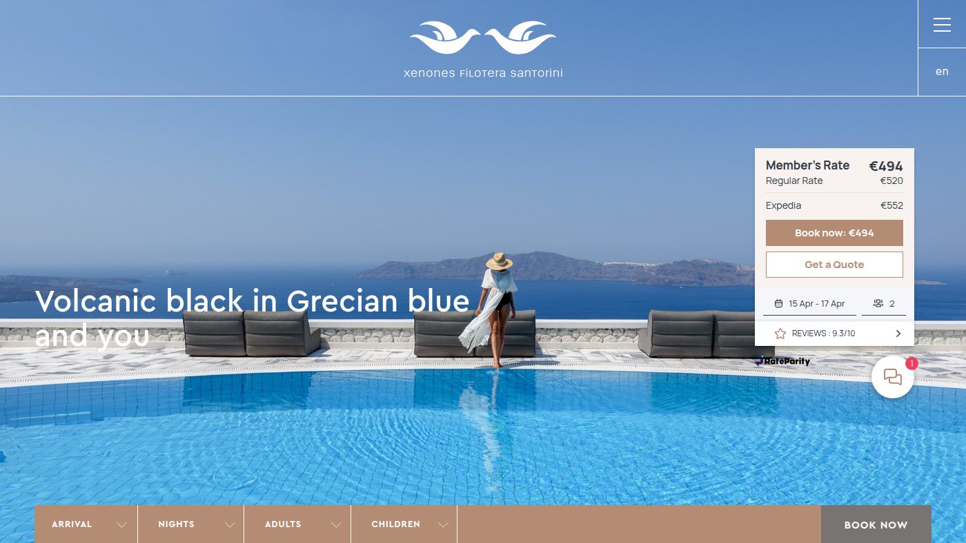 The home page of xenonesfilotera.gr