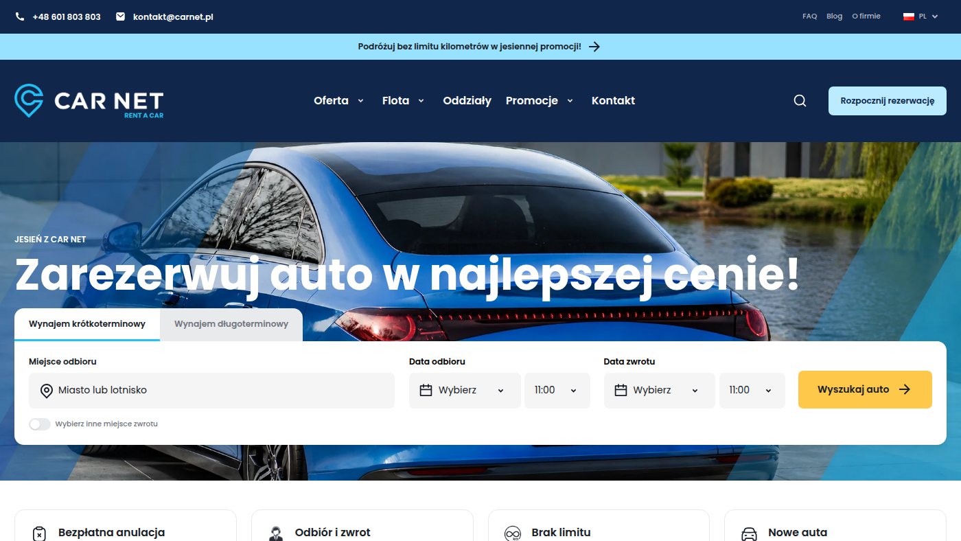 The home page of carnet.pl