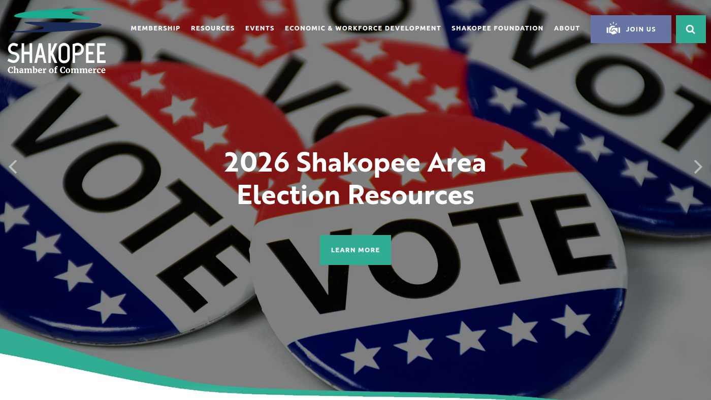 The home page of shakopee.org