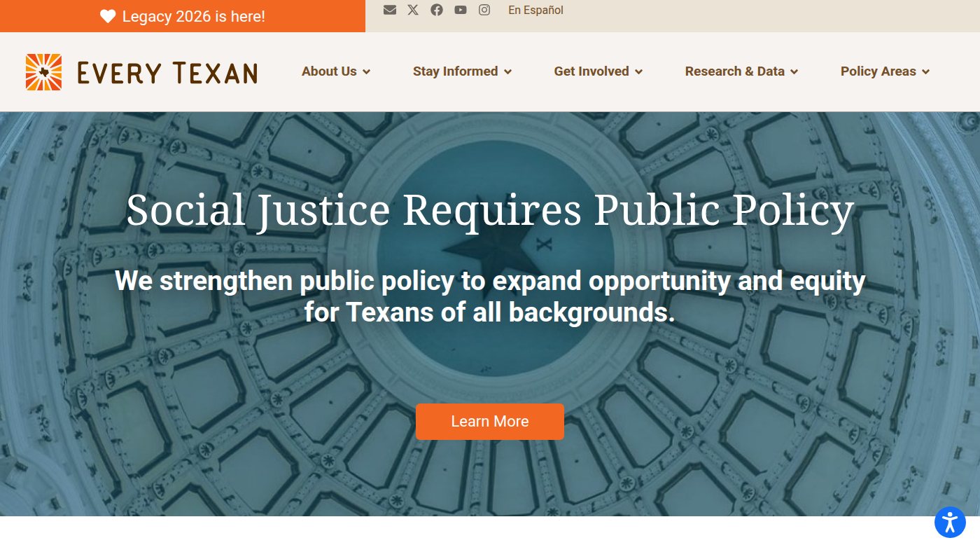 The home page of everytexan.org