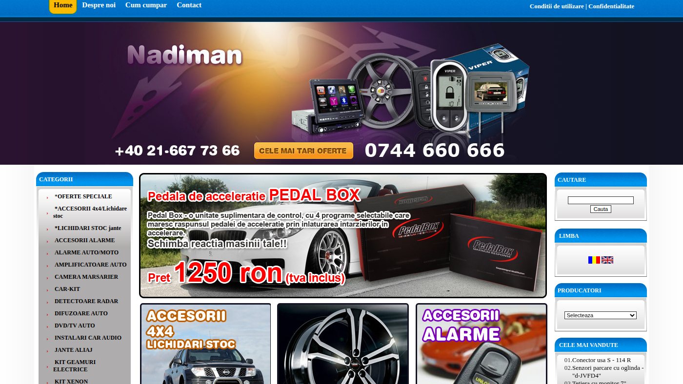 The home page of nadiman.ro