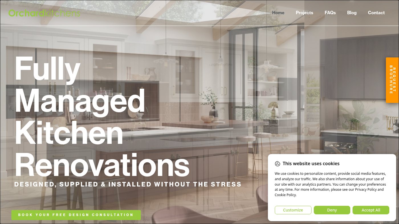 The home page of orchardkitchens.com