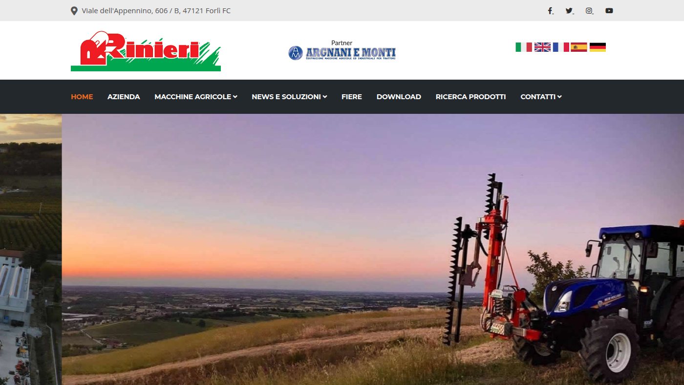 The home page of rinieri.com