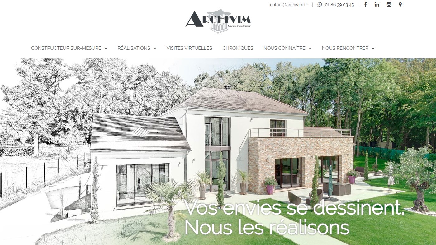 The home page of archivim.fr