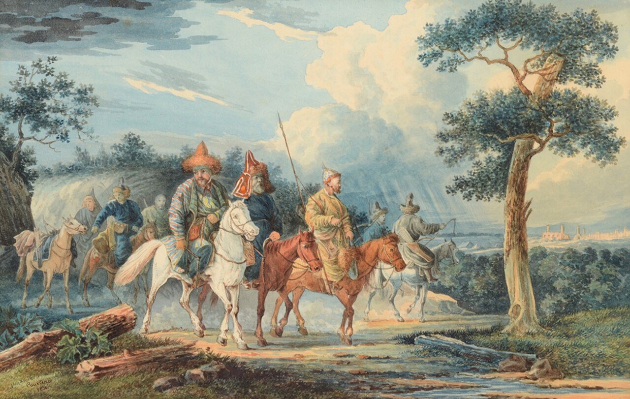 Bashkir riders from the Ural steppes