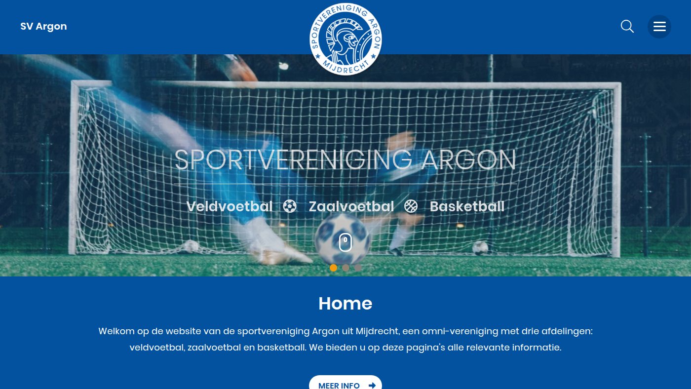 The home page of svargon.nl