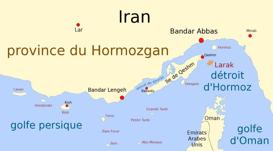 Iran: gli Usa colpiscono l'isola di Larak, 2 morti. Primo attacco da un mese