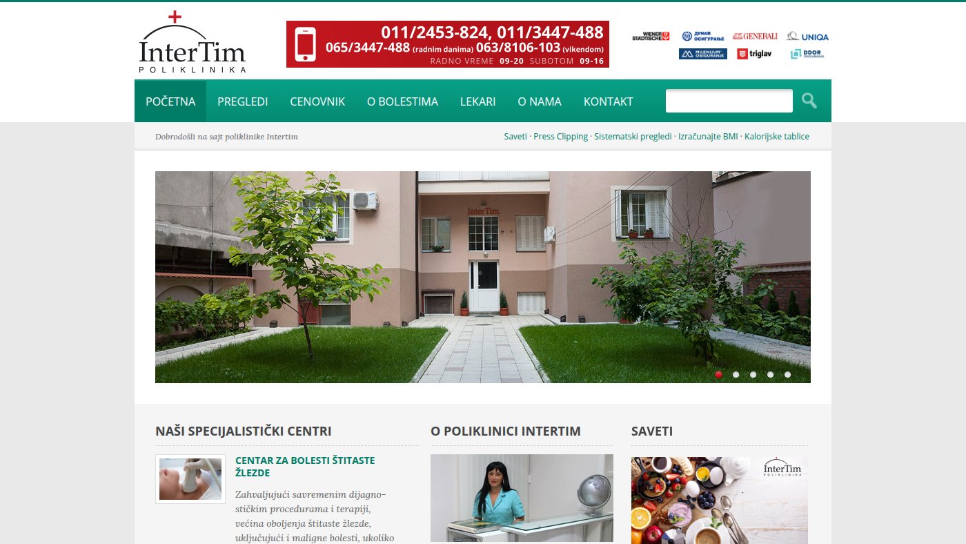 The home page of intertim.net
