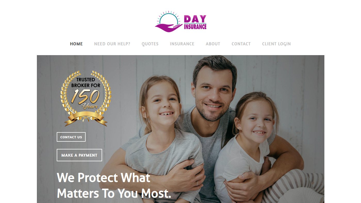 The home page of guyrday.ca
