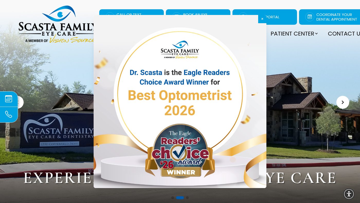 The home page of scastaeyes.com