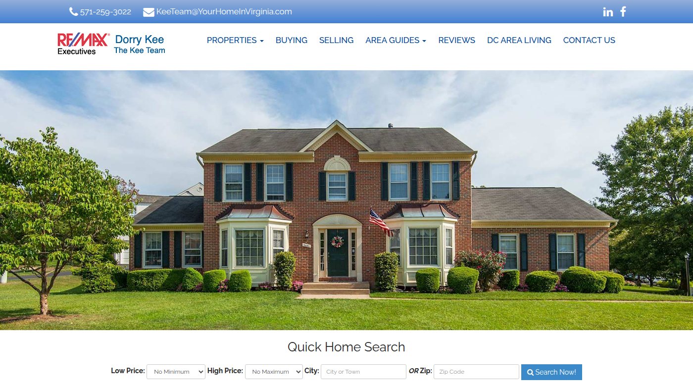 The home page of yourhomeinvirginia.com