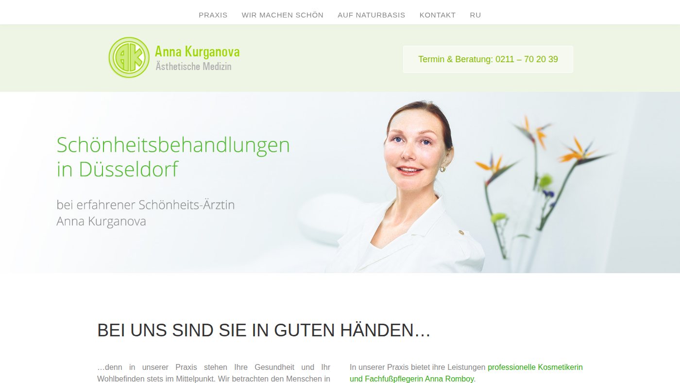 The home page of kurganova.de