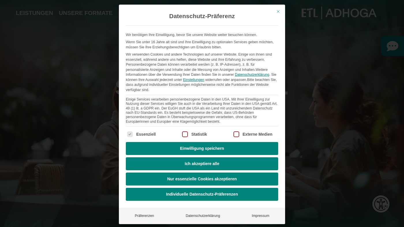 The home page of etl-adhoga.de