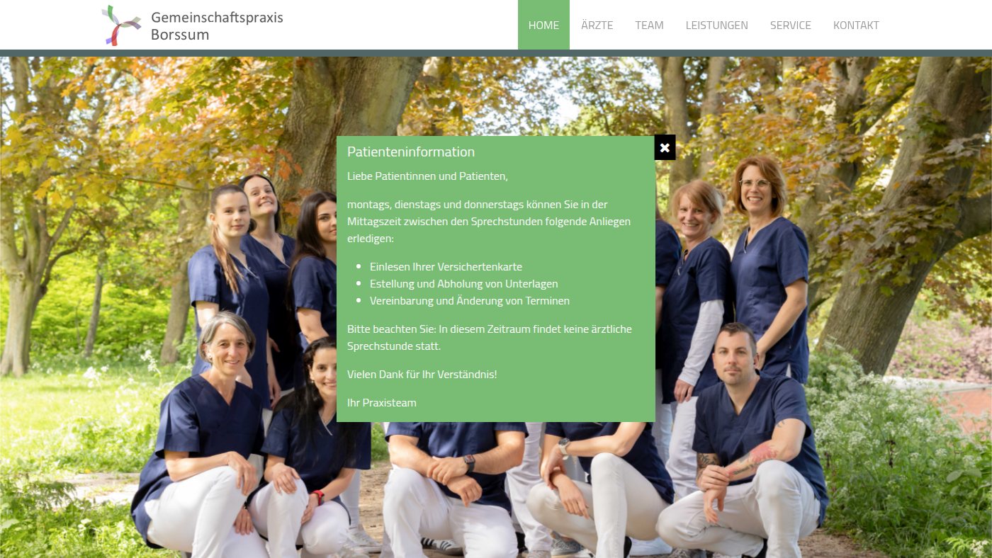 The home page of gemeinschaftspraxis-borssum.de