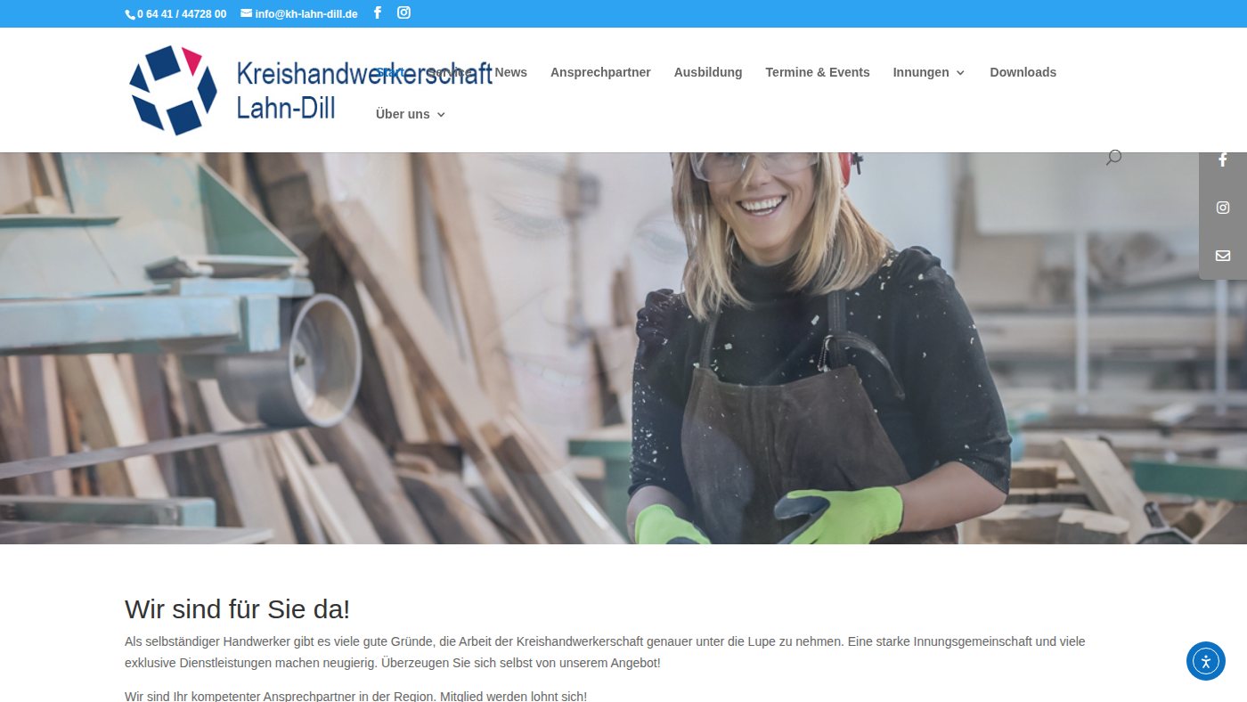 The home page of kh-lahn-dill.de