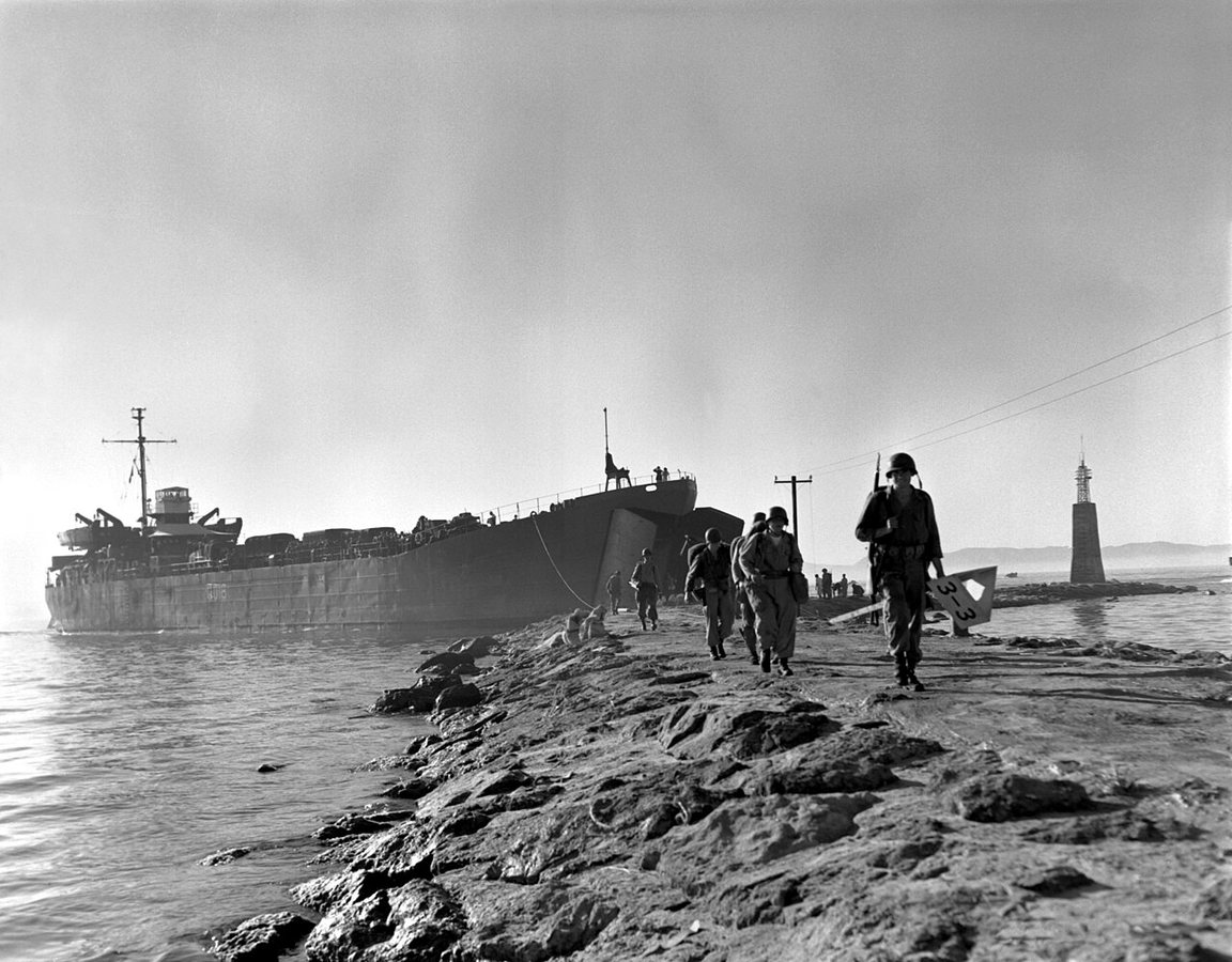 Emil Kapaun: 1st Cavalry Division arrives in South Korea July 1950