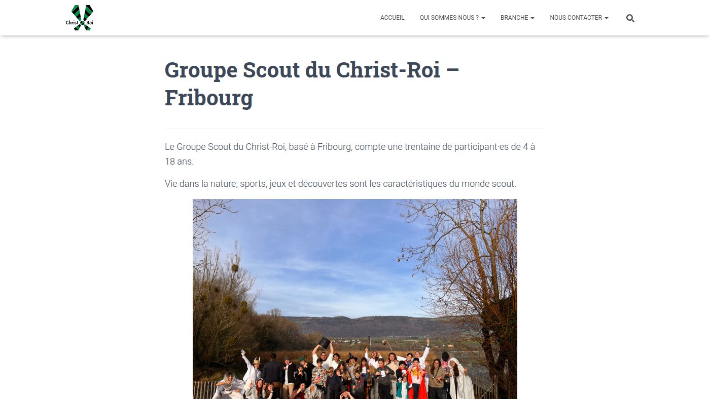 The home page of x-roi.ch