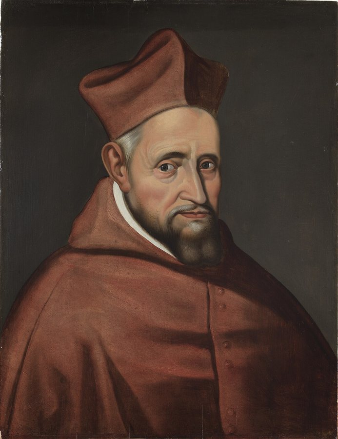 Retrato del cardenal Roberto Belarmino, artista desconocido, Museo Plantin-Moretus