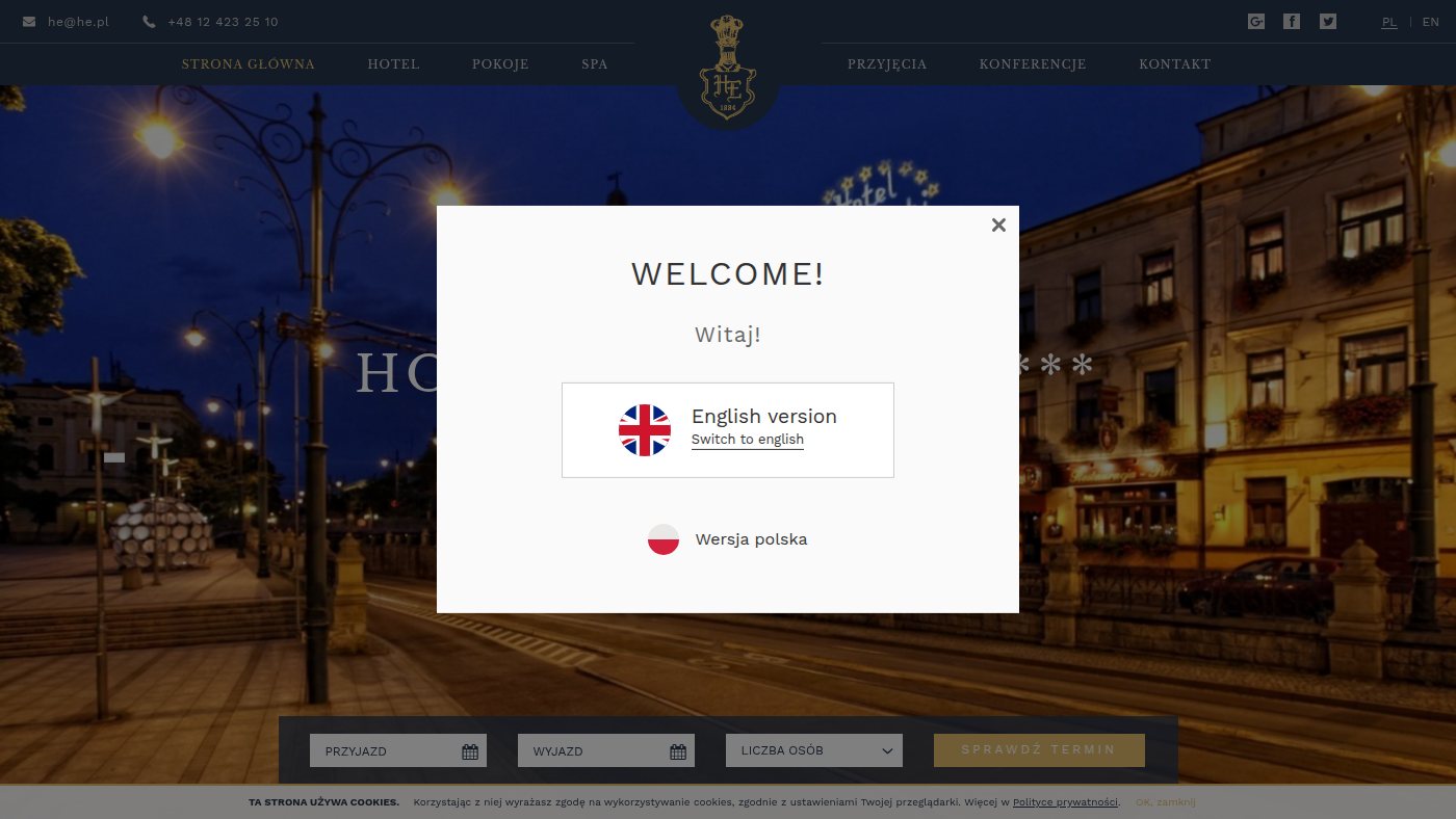 The home page of he.pl