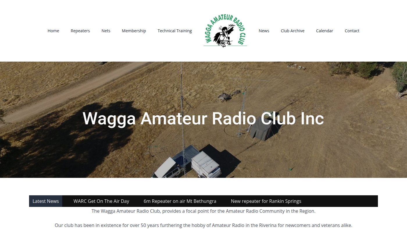 The home page of warc.org.au