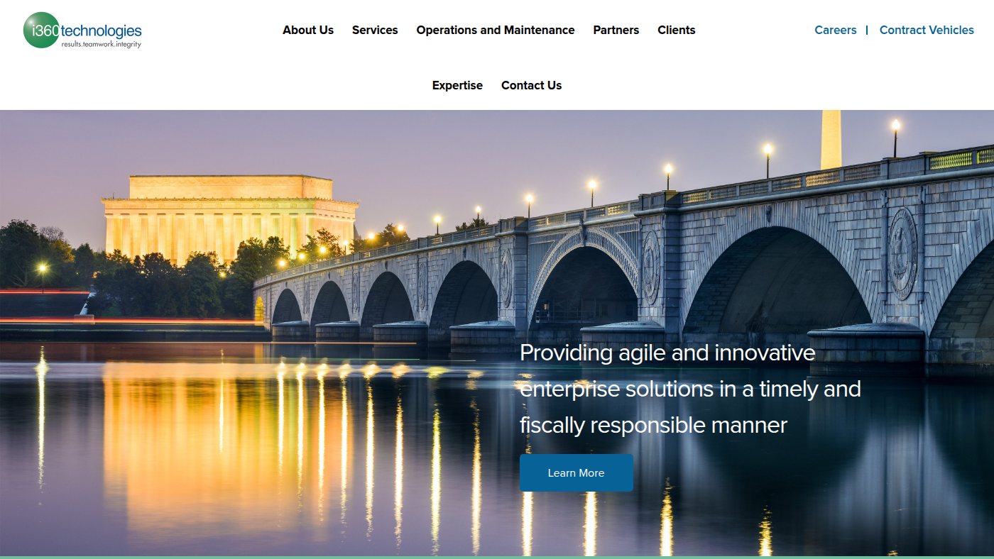 The home page of i360technologies.com